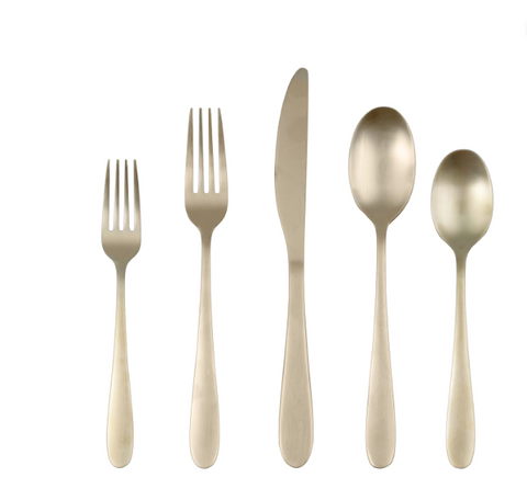 Champagne Satin Flatware