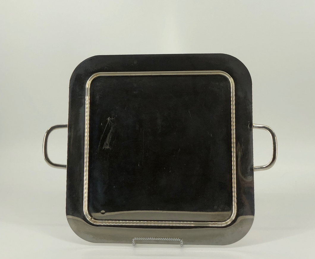 Silver Tray - Square W/Handles 16