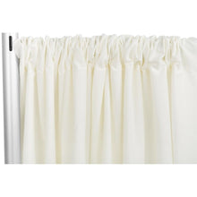 Load image into Gallery viewer, Ivory Polyester 12' High Drape Panel