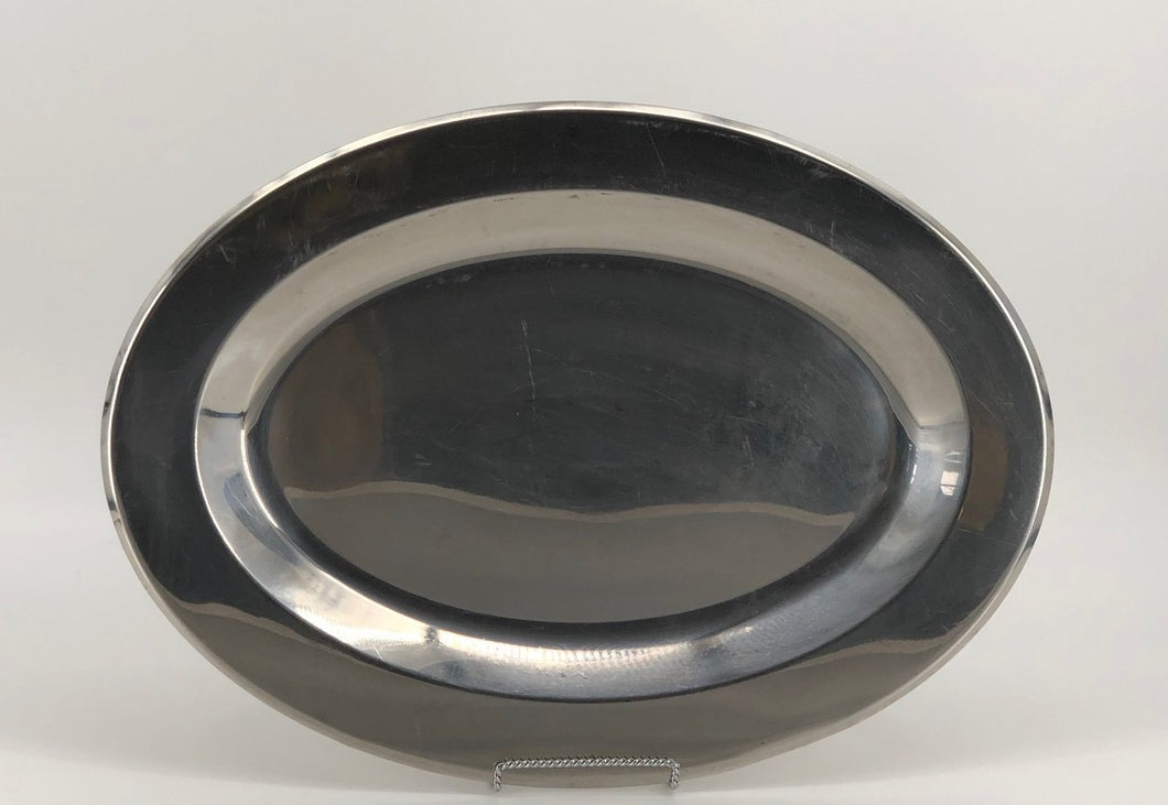 Silver Tray - Smooth Oval 21