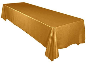 Gold Satin Tablecloth