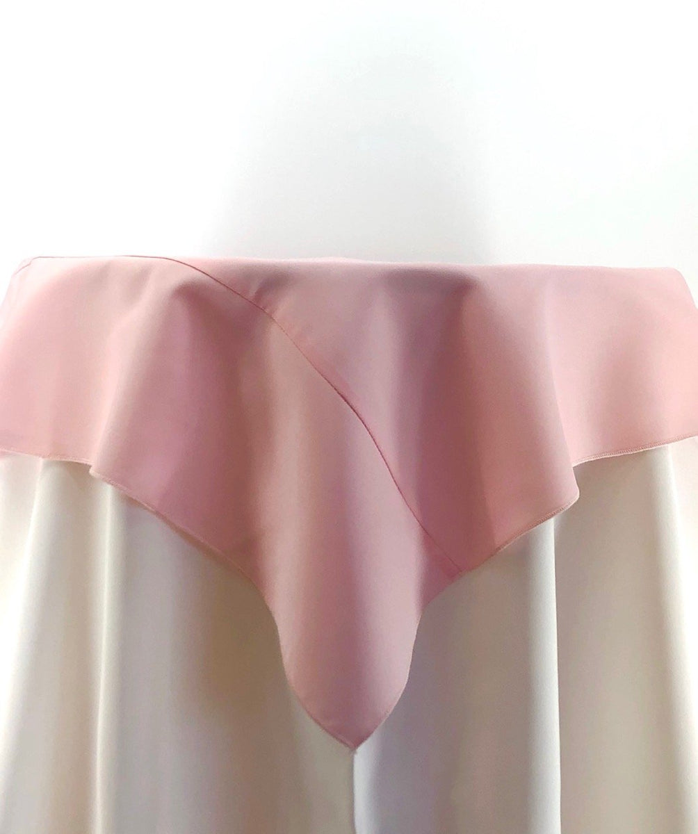 Light Pink Polyester Tablecloth Affordable & Luxury Event Rentals
