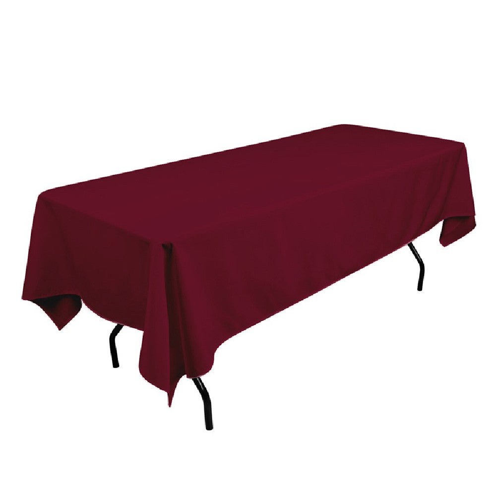 Burgundy Polyester Tablecloth Affordable & Luxury Event Rentals