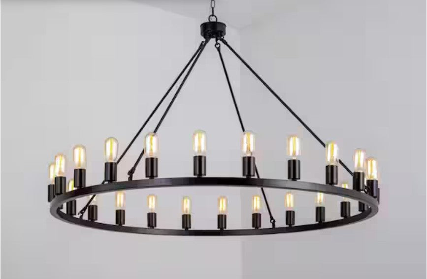 Black Farmhouse Chandelier