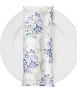 French Floral Polyester Napkins (10 Count)