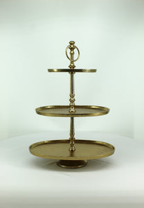 Gold Tiered Serving Tray