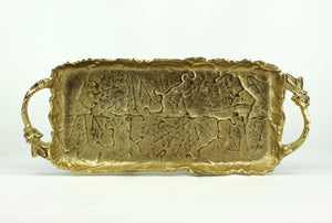 Small Gold Leaf Serving Tray