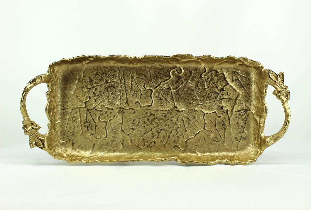 Small Gold Leaf Serving Tray