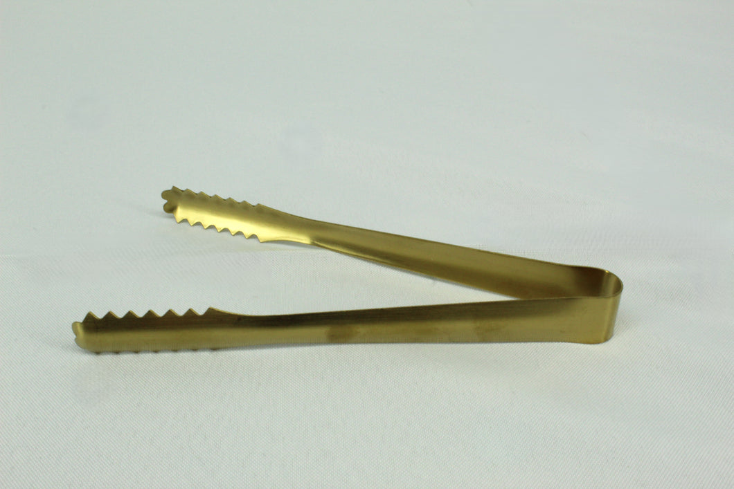 Mini Gold Serving Tongs