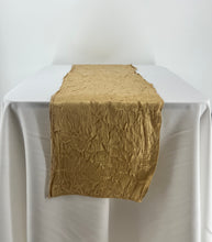 Load image into Gallery viewer, Camel Iridescent Crush Table Runner
