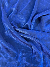 Load image into Gallery viewer, Navy Blue Iridescent Crush Tablecloth
