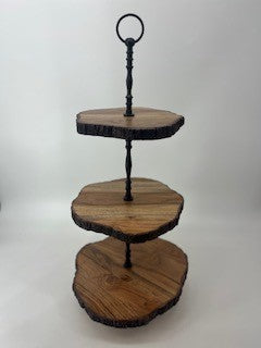 3 Tiered Wooden Serving Tray