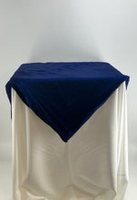 Load image into Gallery viewer, Navy Blue Iridescent Crush Tablecloth
