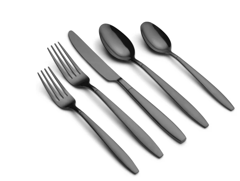 Black Stainless Salad Fork