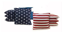 Load image into Gallery viewer, Corn Hole - American Flag Set w/ 8 bags
