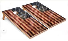Load image into Gallery viewer, Corn Hole - American Flag Set w/ 8 bags
