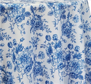 Royal Blue French Toile