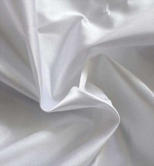 White Silk 16' High Drape Panel