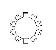 Round Folding Table - 72"/ 6'