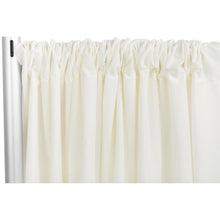 Load image into Gallery viewer, Ivory Polyester 12&#39; High Drape Panel
