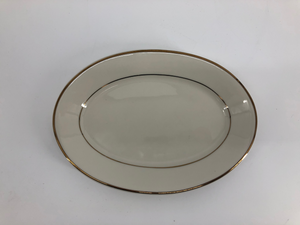 Gold Band Collection - Gravy Boat Plate 9.5"